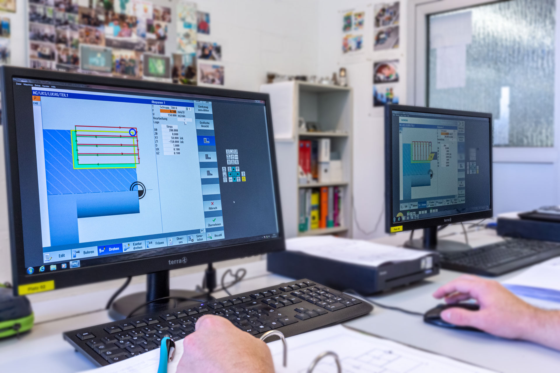 Meisterschule Call to Action Bearbeitung Computergrafik Arbeit BTZ Thale Bildung